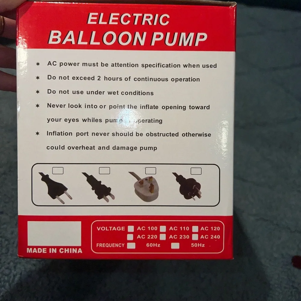 🎈NIB Electric balloon pump🎈 - Picture 2 of 5